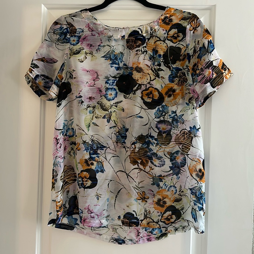 Sheer Floral Shirt